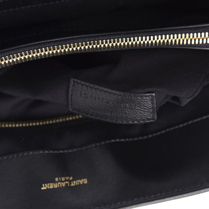Saint Laurent Calfskin Y Quilted Monogram Large Loulou Chain Satchel Black 8 of 11