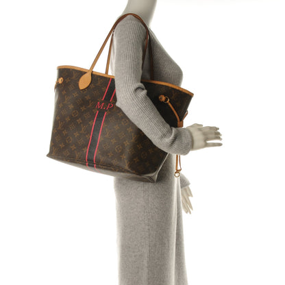 Louis Vuitton Monogram My LV Heritage Neverfull MM Fuchsia Black 2 of 7