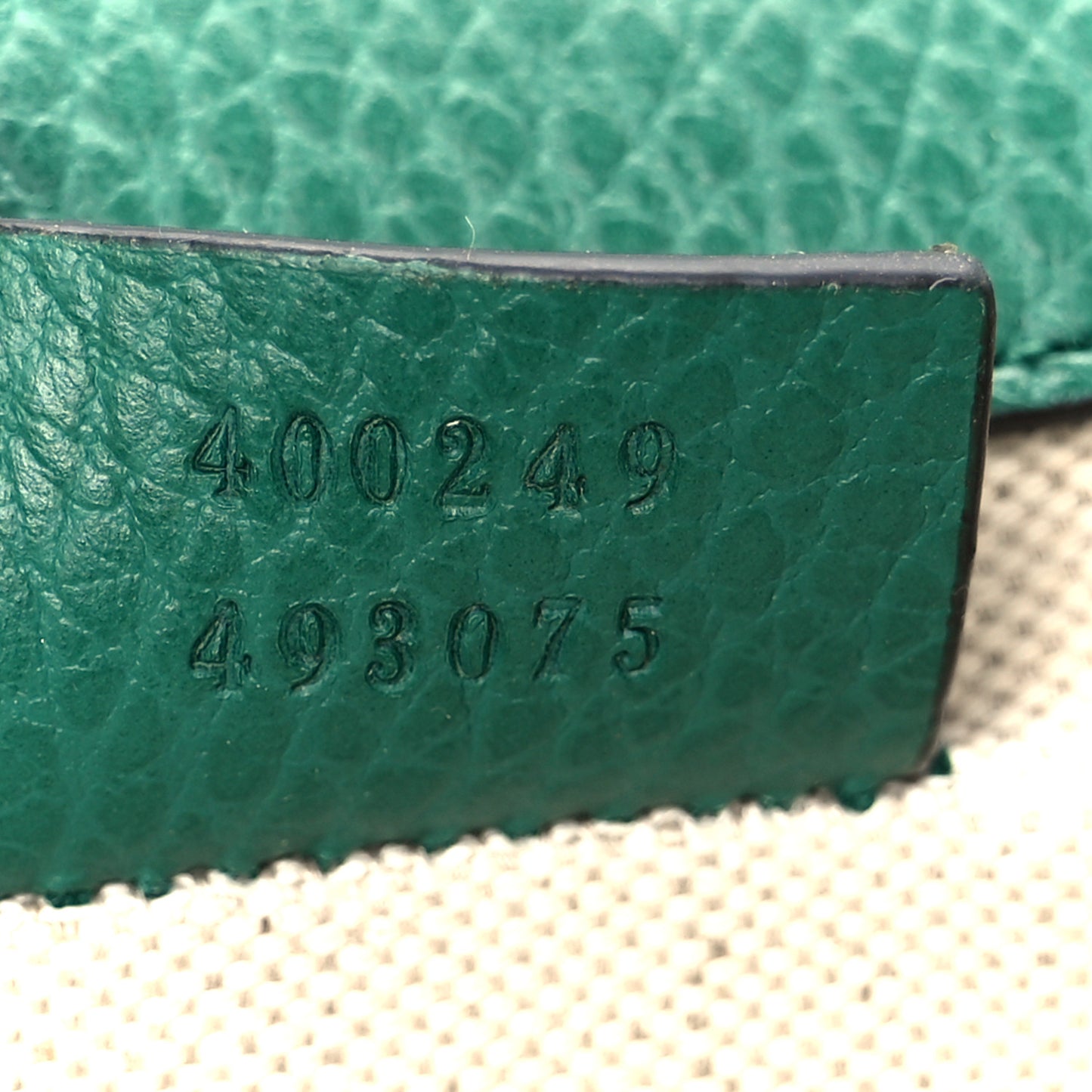 Pebbled Calfskin Small Dionysus Shoulder Bag Emerald