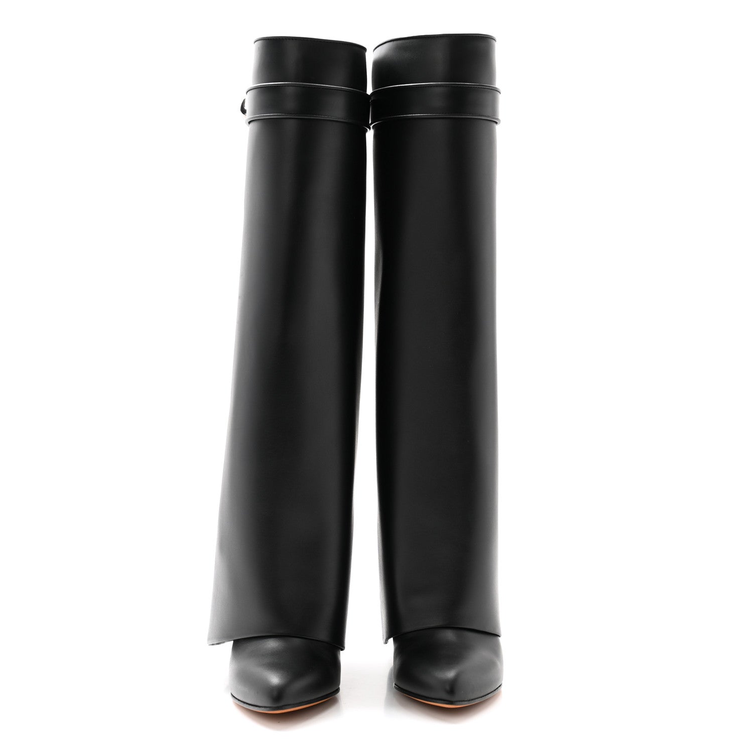 Givenchy Calfskin Shark Lock Pant Boots 38.5 Black 2 of 10