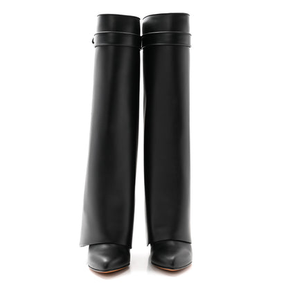 Givenchy Calfskin Shark Lock Pant Boots 38.5 Black 2 of 10