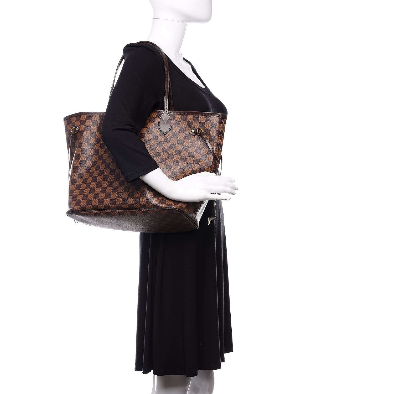 Louis Vuitton Damier Ebene Neo Neverfull MM 2 of 12