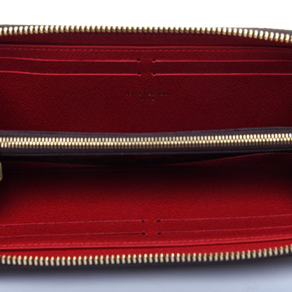 Louis Vuitton Damier Ebene Clemence Wallet Cherry 5 of 8