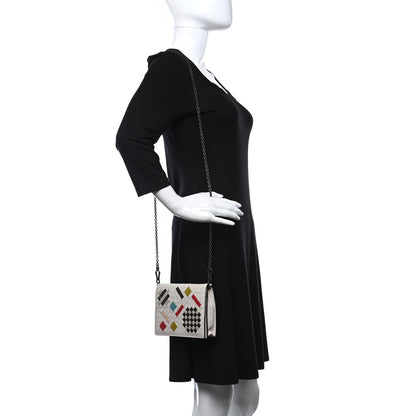 Bottega Veneta Nappa Intrecciato Chain Wallet Mist Abstract 2 of 9