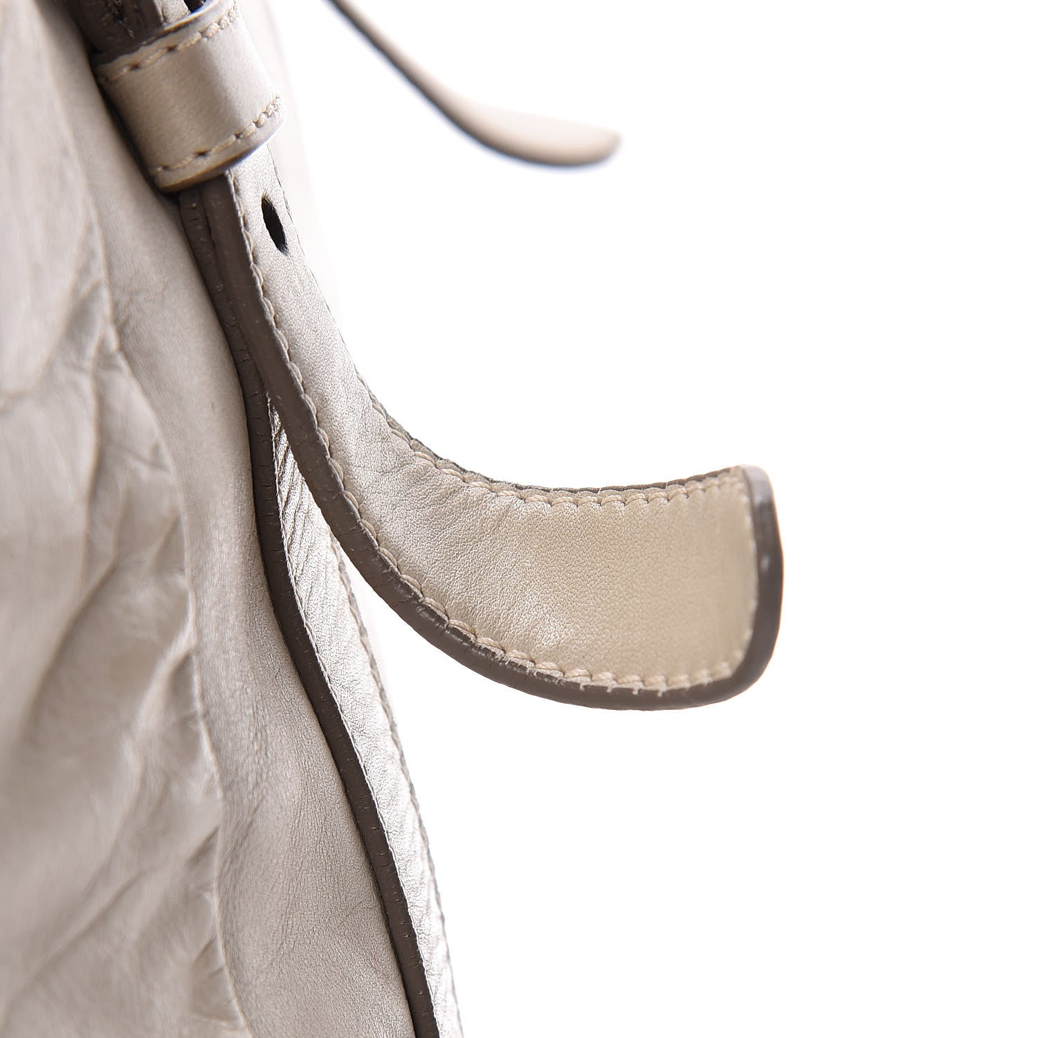 Prada Vitello Shine Tote Ivory 18 of 28