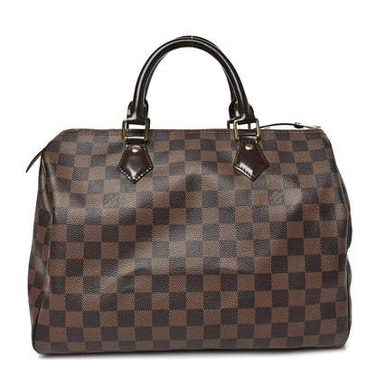 Louis Vuitton Damier Ebene Speedy 30 1 of 9