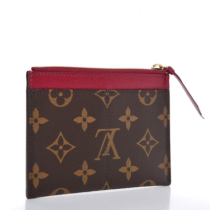 Louis Vuitton Monogram Zipped Card Holder Fuchsia 3 of 7