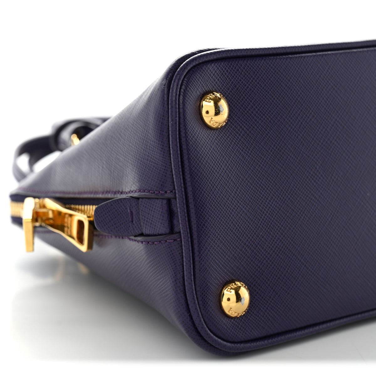 Prada Saffiano Lux Small Promenade Tote Bluette Viola 17 of 19