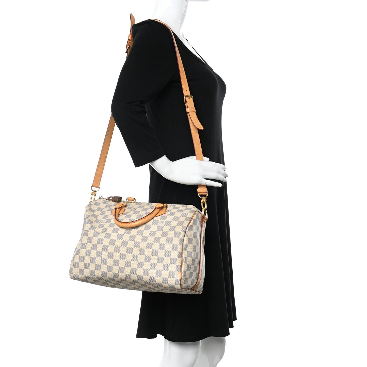 Damier Azur Speedy Bandouliere 30