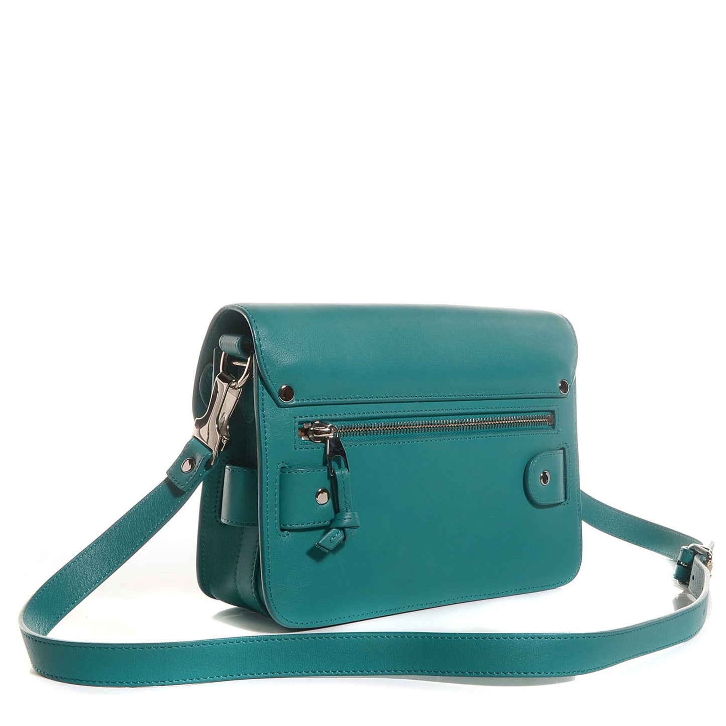Smooth Calfskin Mini PS11 Classic Shoulder Bag Verdena