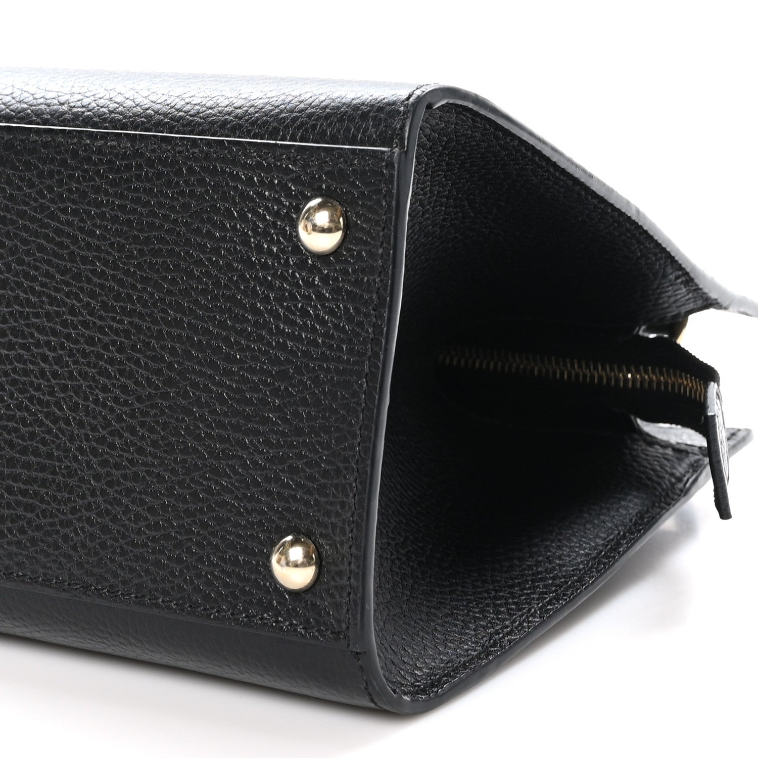 Gucci Pebbled Calfskin Medium Soho Top Handle Satchel Black 10 of 10