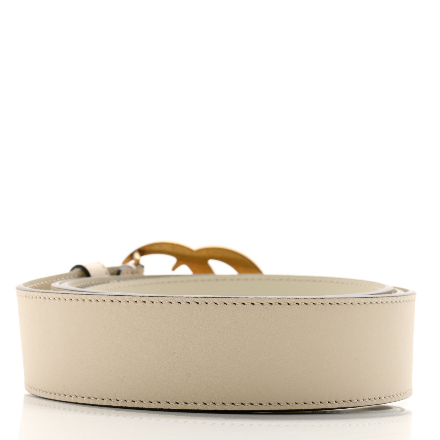 Gucci Calfskin Double G 40mm Belt 120 48 Mystic White 2 of 7