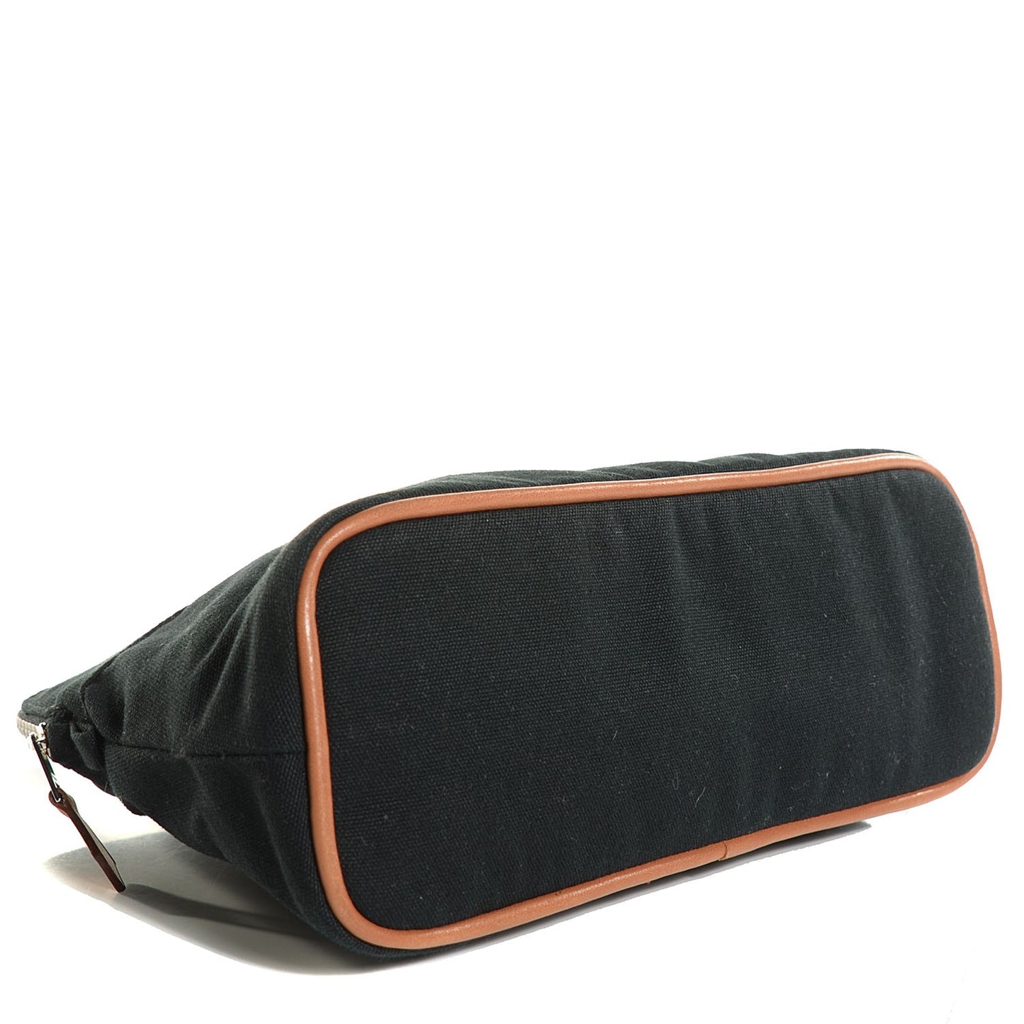 Cotton Canvas Bolide Travel Cosmetic Pouch Black