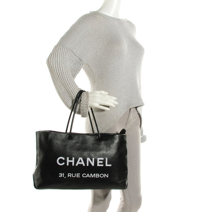 Chanel Calfskin Large Essential 31 Rue Cambon Tote Black 2 of 7