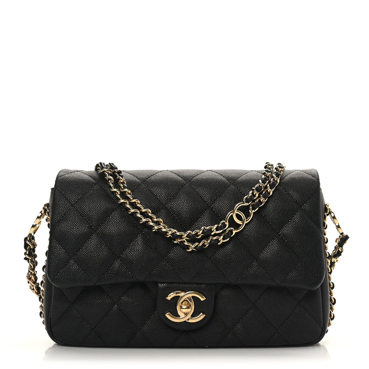 Chanel Caviar Quilted Small CC You Flap Black 1 of 9