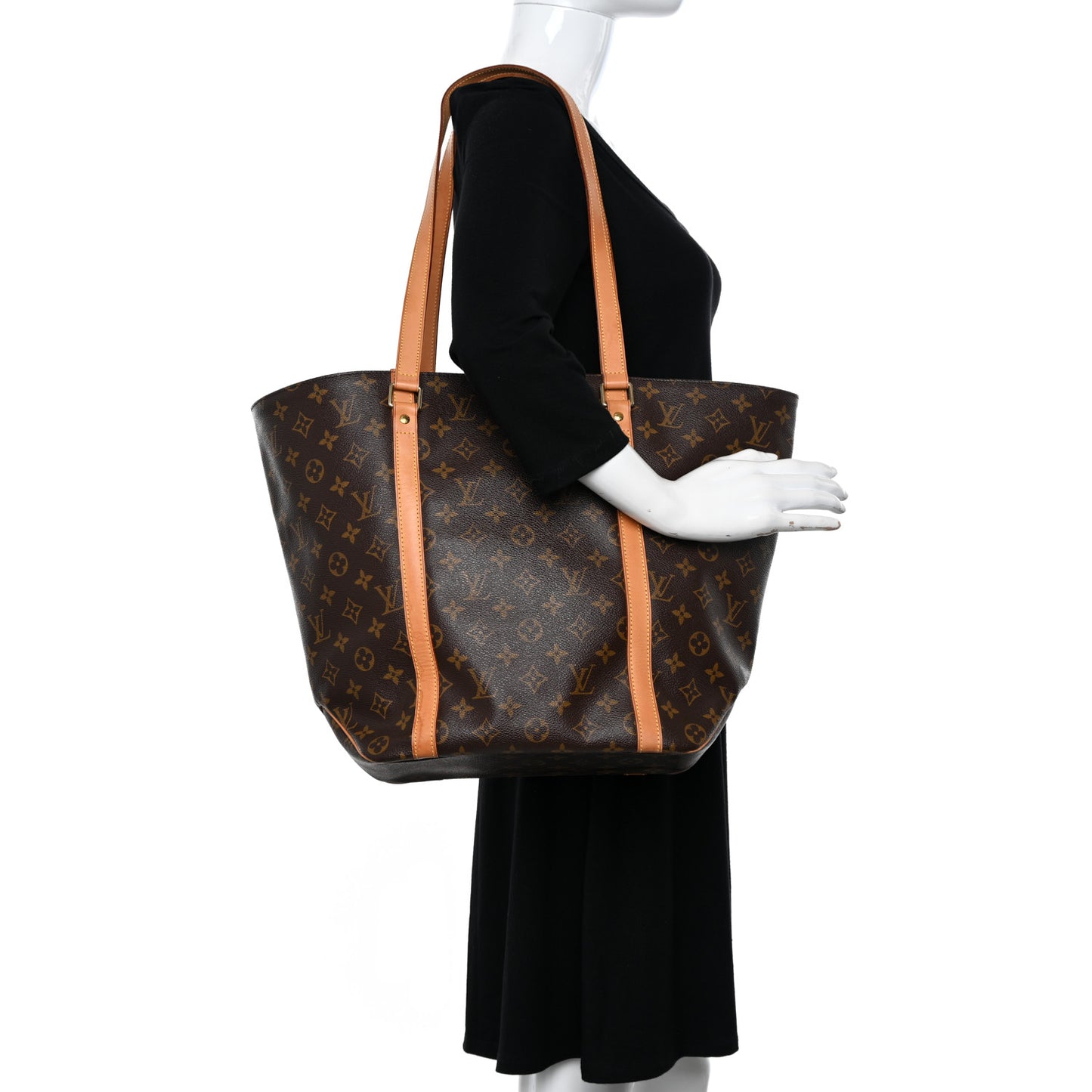 LOUIS VUITTON Monogram Sac Shopping Tote