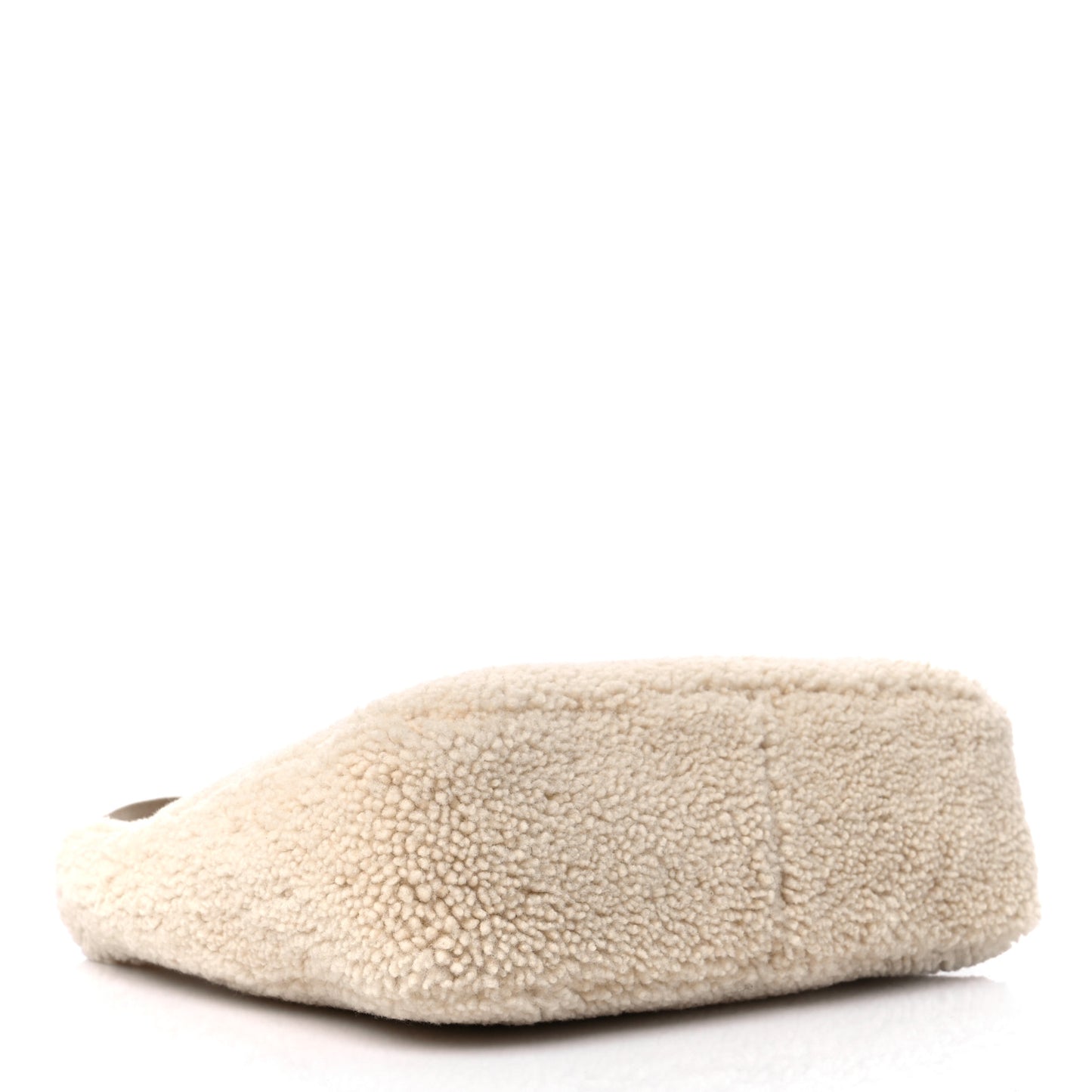 Shearling Mini Re-Edition 2000 Bag Ecru
