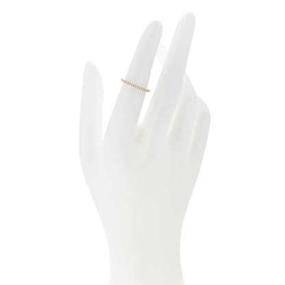Cartier 18K Yellow Gold Diamond 1.5mm Etincelle de Cartier Wedding Band Ring 50 5.25 2 of 5