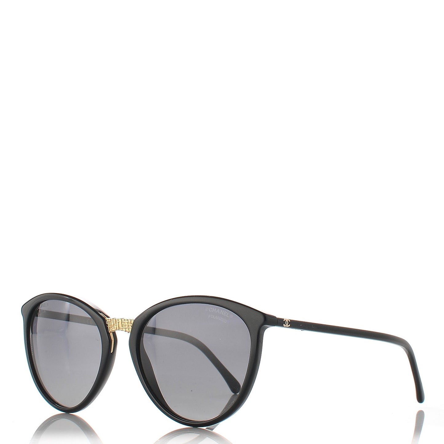 Acetate Polarized Butterfly Winter Sunglasses 5382 Black