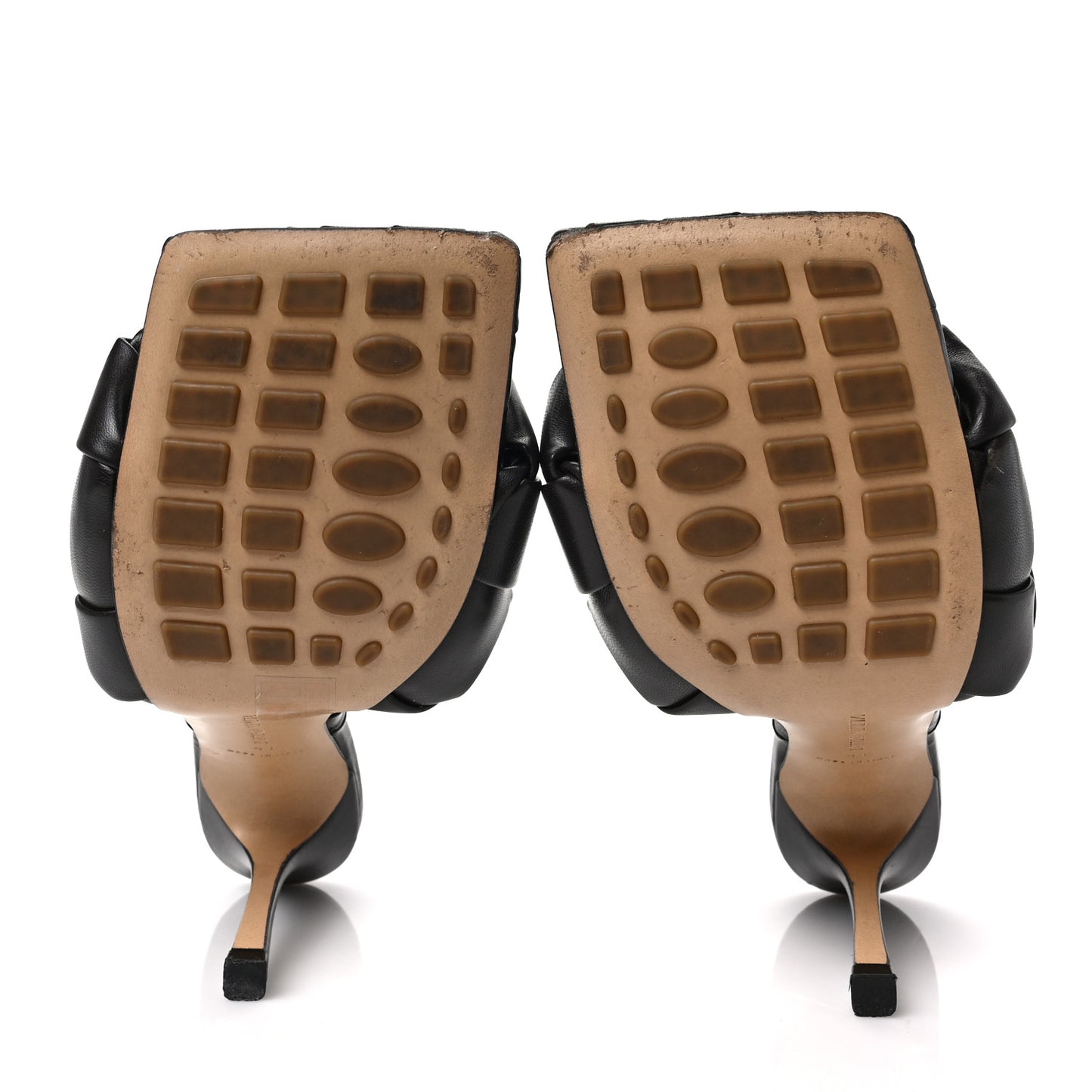 Nappa Maxi Intrecciato Lido Mule Sandals 41 Fondant