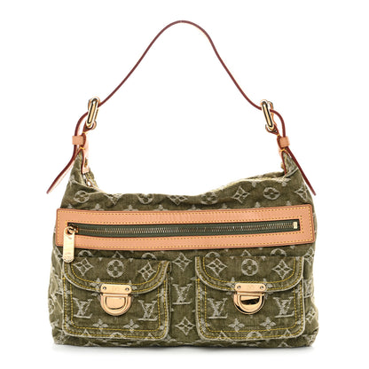 Louis Vuitton Monogram Denim Baggy PM Lichen 1 of 9