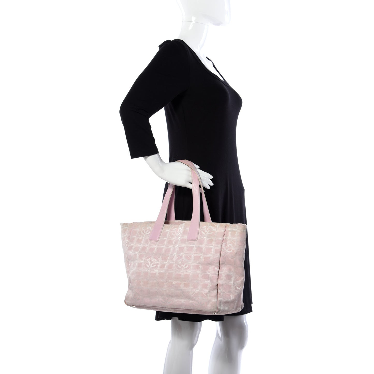 Nylon Travel Large Tote Pink