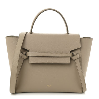 Celine Grained Calfskin Micro Belt Bag Light Taupe 1 of 14