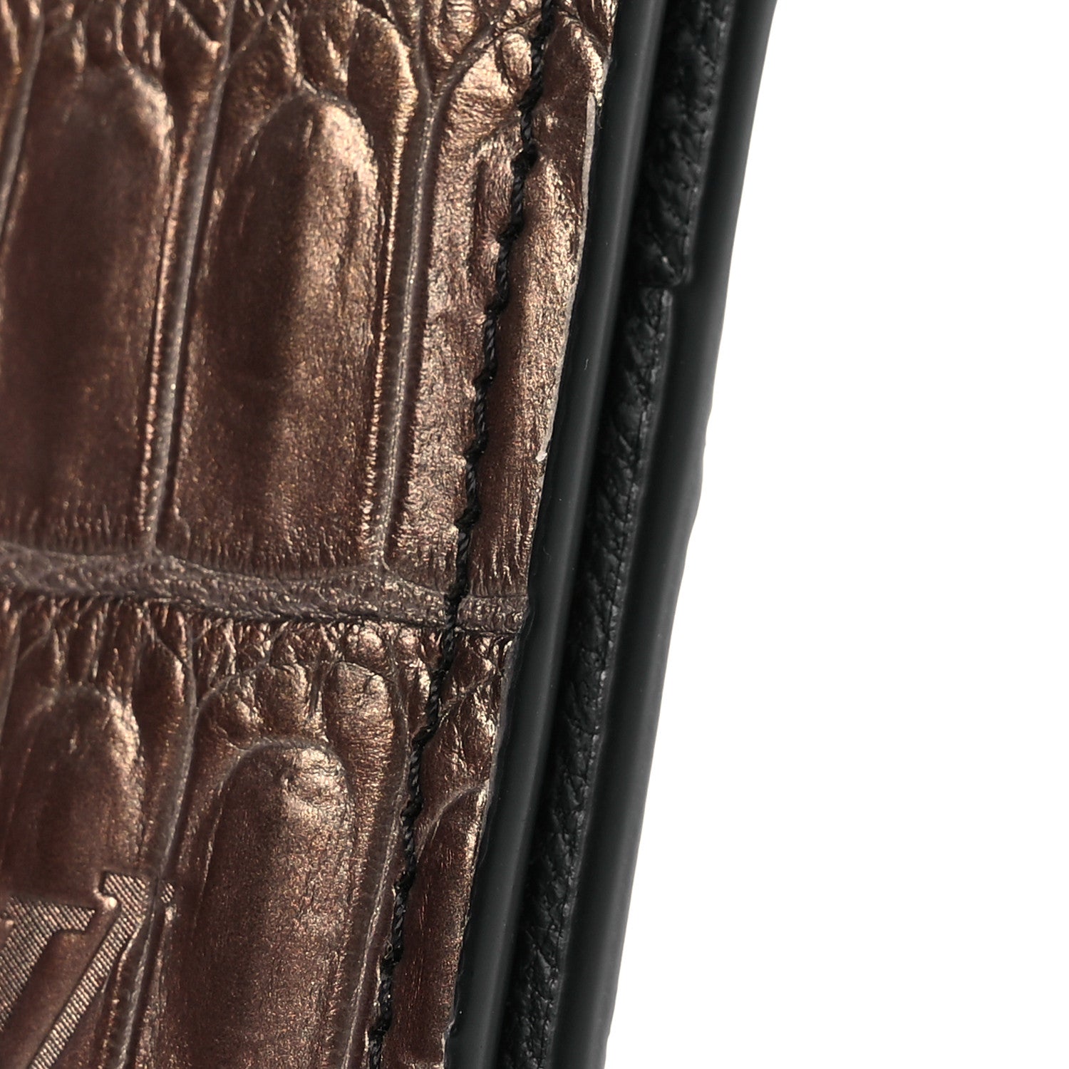 Louis Vuitton Alligator Pocket Organizer Bronze 7 of 8