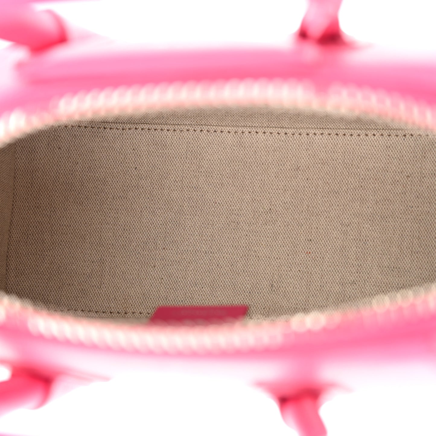 Sugar Goatskin Mini Antigona Neon Pink