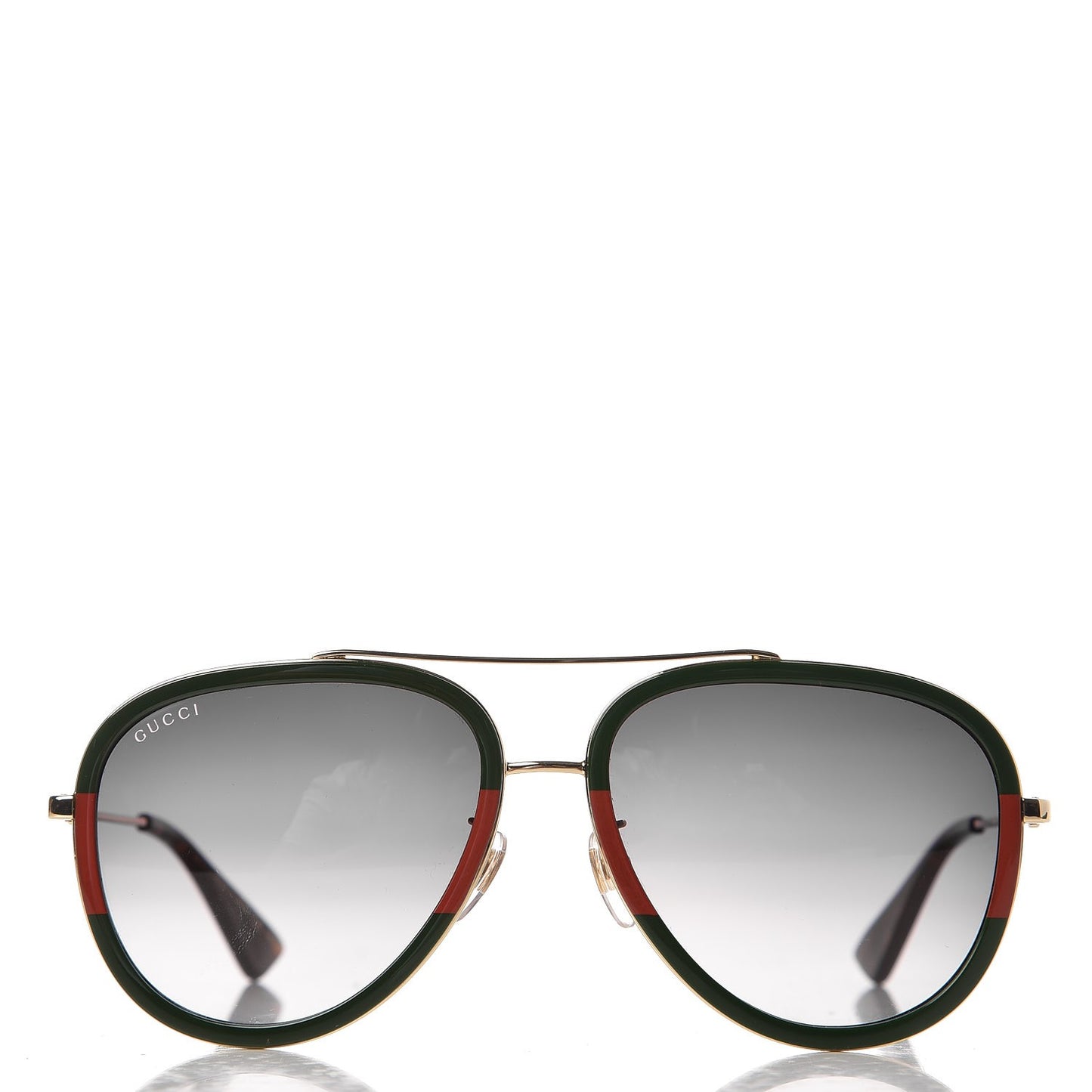 Web Aviator Sunglasses GG0062S Green Red