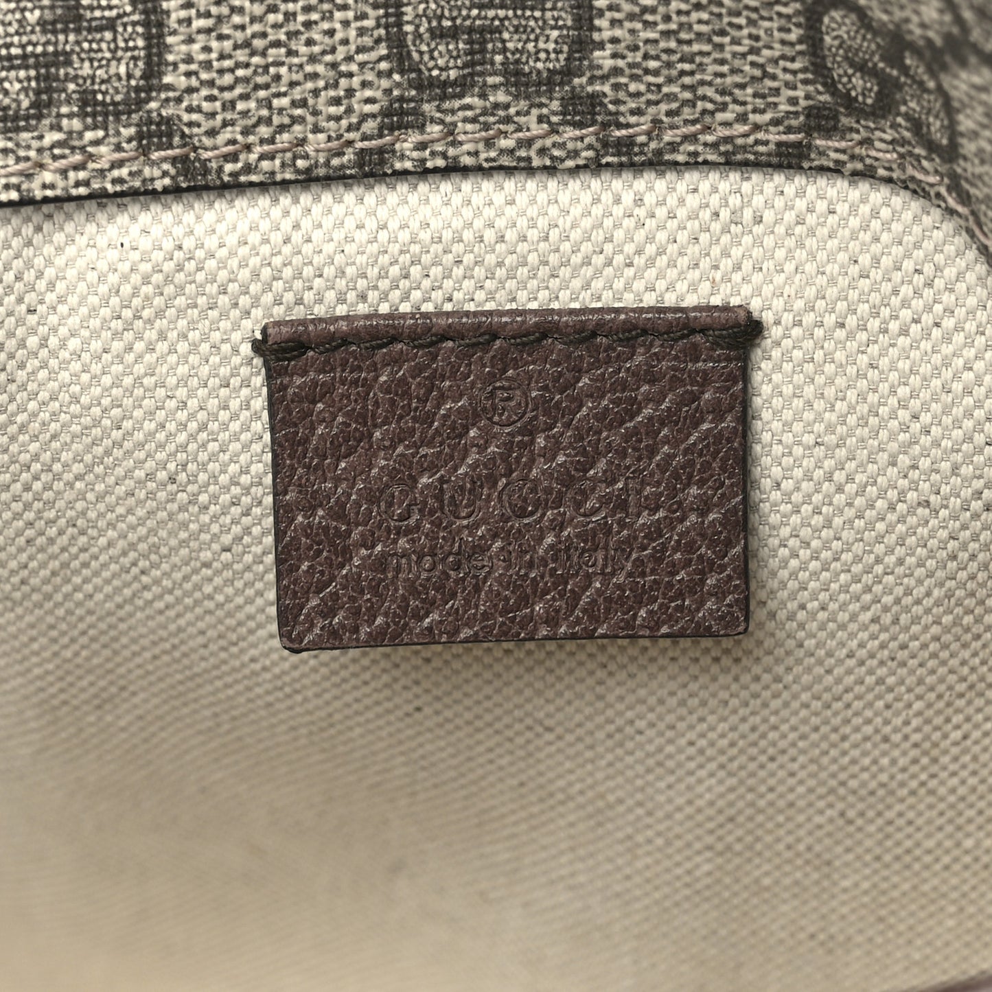 GG Supreme Monogram Neo Vintage Web Belt Bag Brown