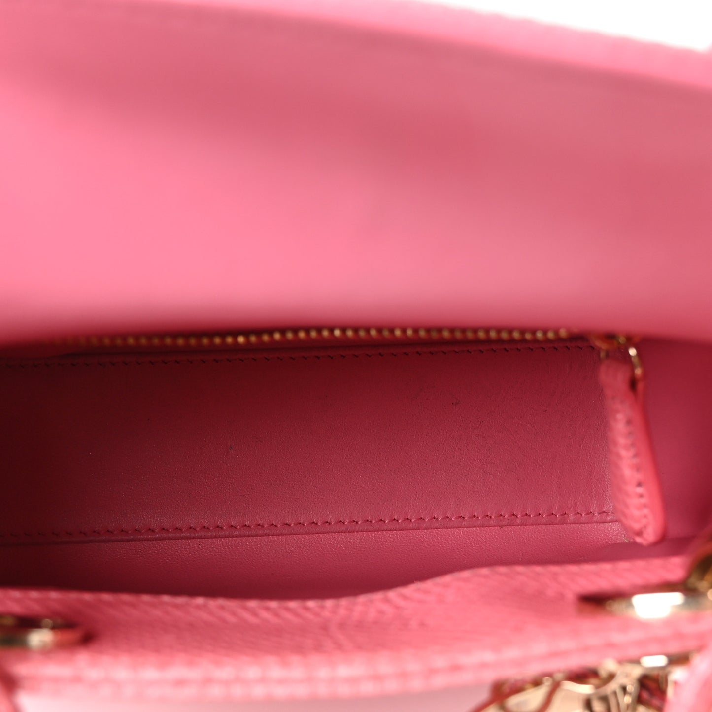 Lizard Mini Lady Dior Pink