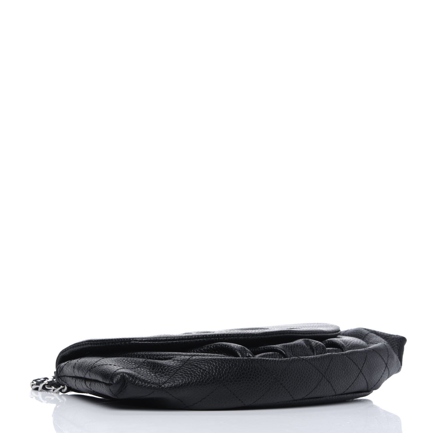 Chanel Caviar Half Moon Wallet On Chain WOC Black 4 of 11