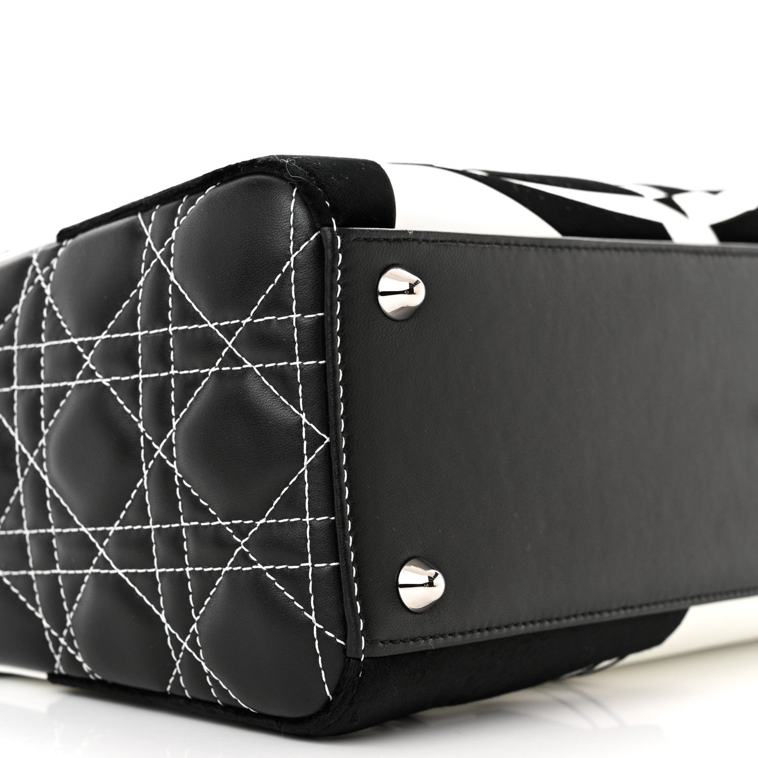 Christian Dior X MATTHEW PORTER Patent Printed Calfskin Cannage Medium Lady Multicolor 8 of 10