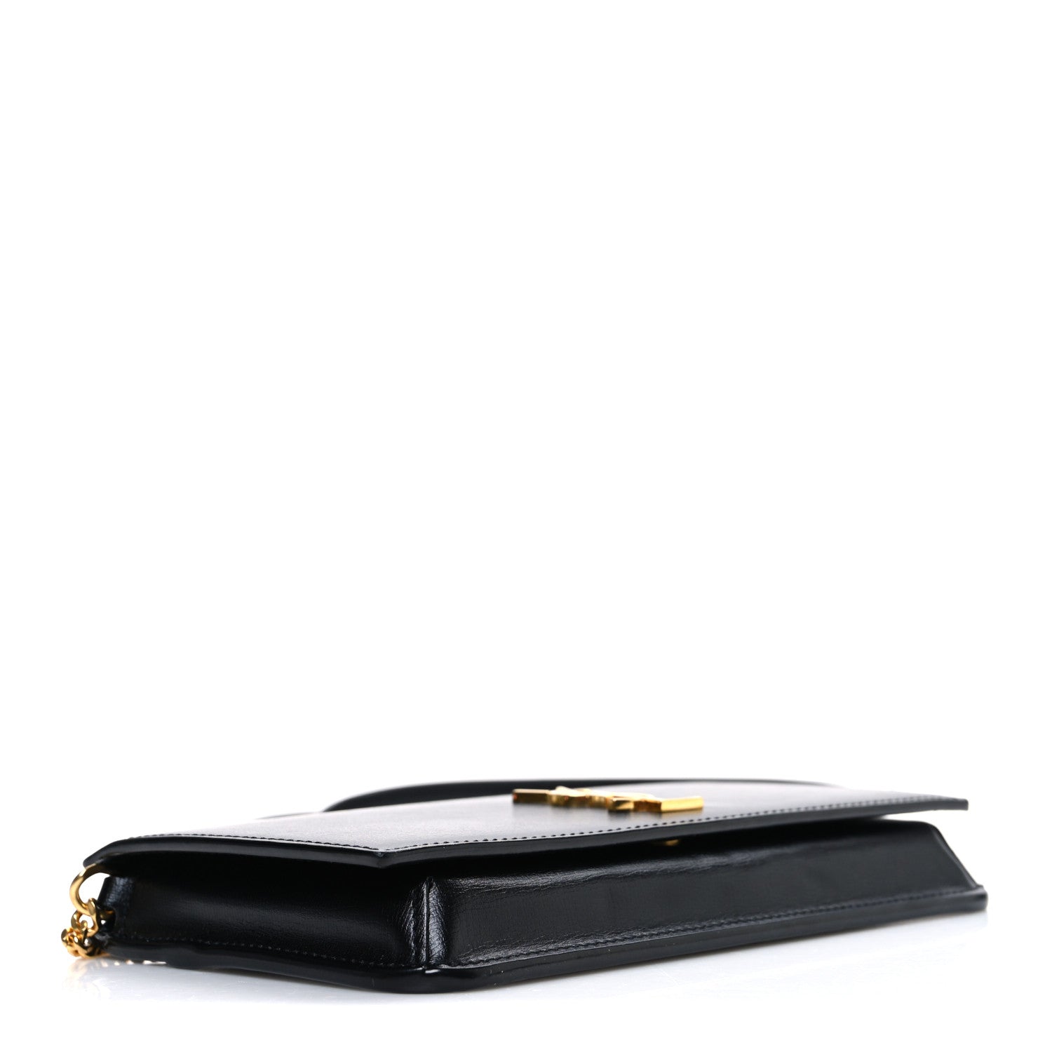 Saint Laurent Smooth Calfskin Monogram Phone Holder Crossbody Black 4 of 10