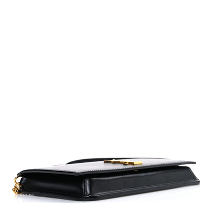 Saint Laurent Smooth Calfskin Monogram Phone Holder Crossbody Black 4 of 10