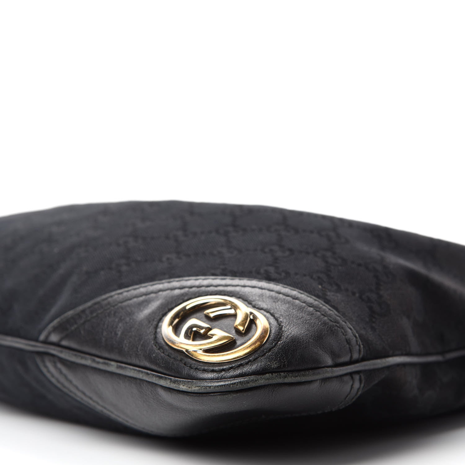 Gucci Monogram Medium New Britt Hobo Black 7 of 12