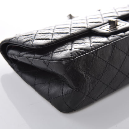 Chanel Aged Calfskin Quilted 2.55 Reissue 225 Flap Black 8 of 10