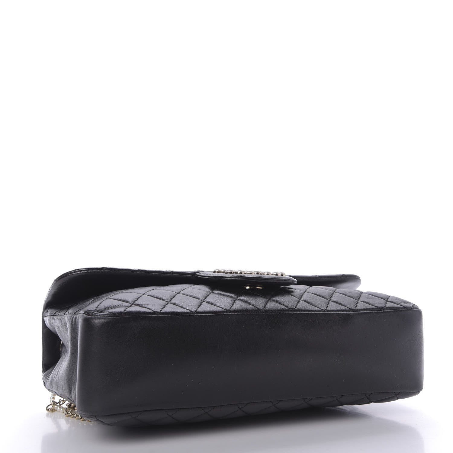 Chanel Lambskin Medium Westminster Pearl Flap Black 4 of 11