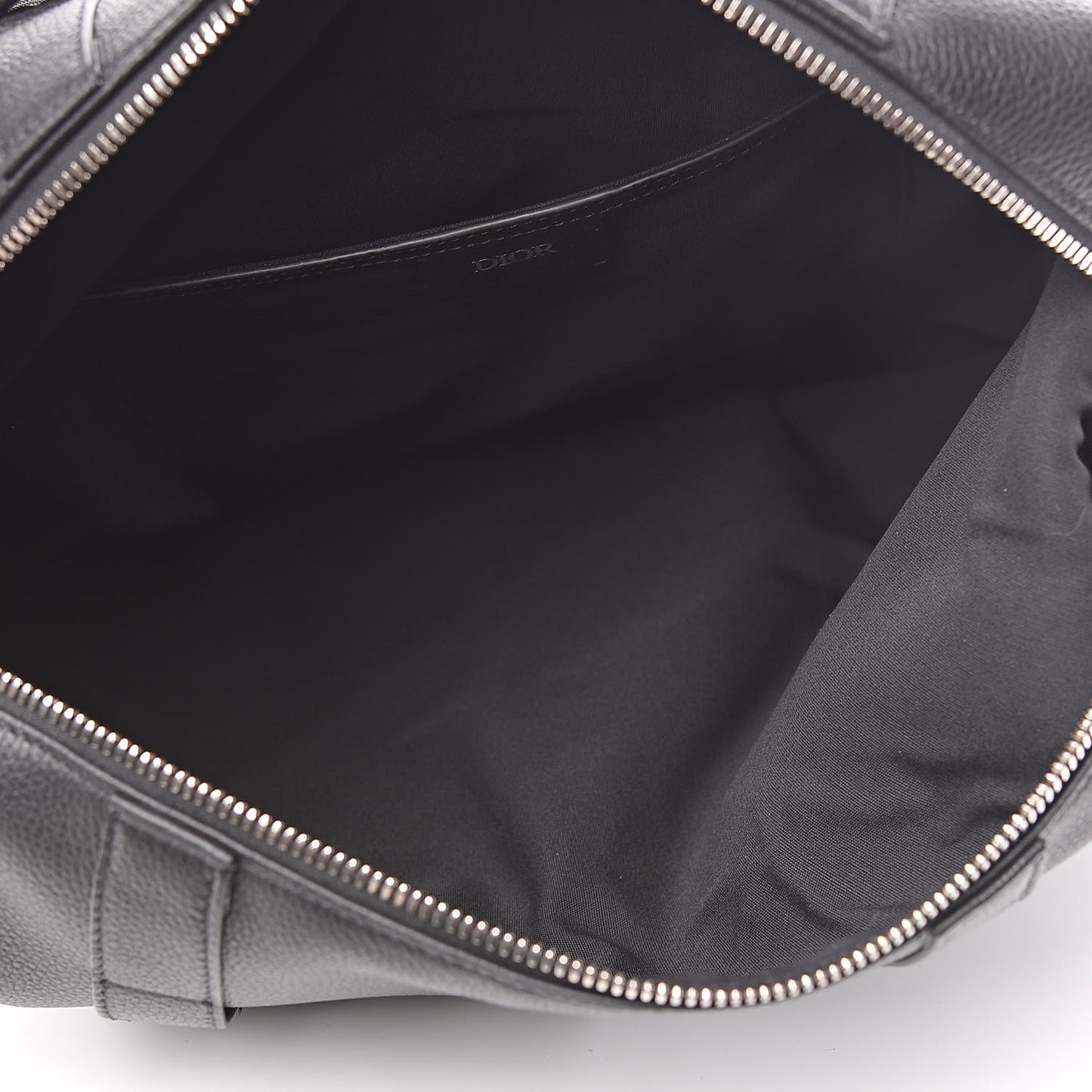 Grained Calfskin Safari Backpack Black