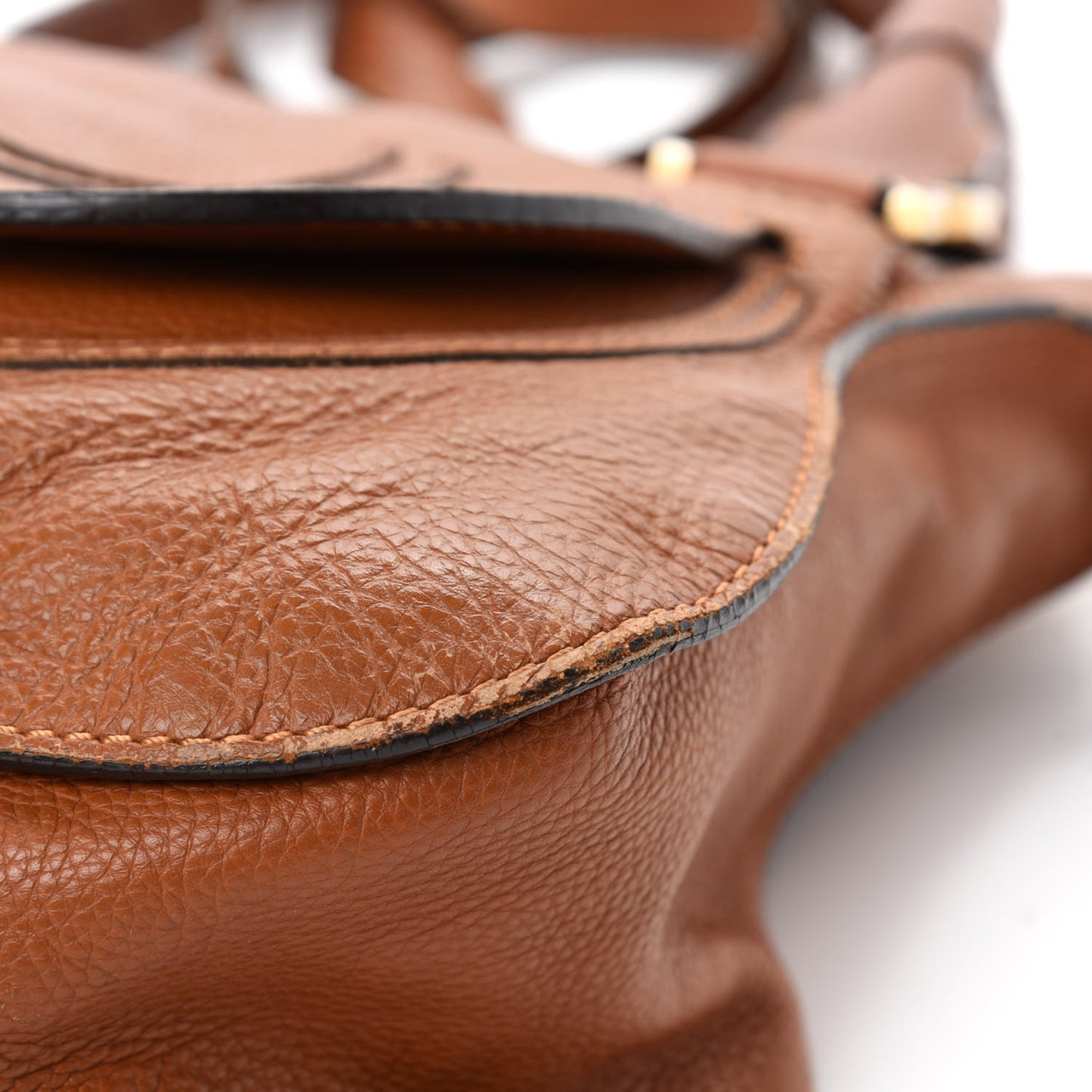 Calfskin Medium Marcie Satchel Tan