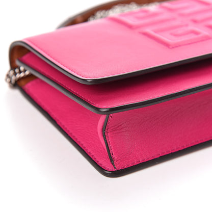 Givenchy Lambskin Emblem Chain Wallet Cyclamen 8 of 12