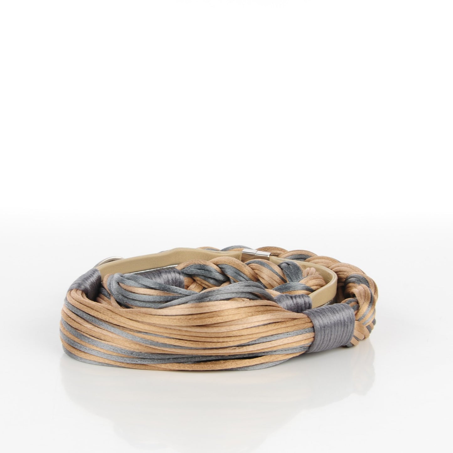 Satin Braided Resin CC Belt 90 36 Blue Gold