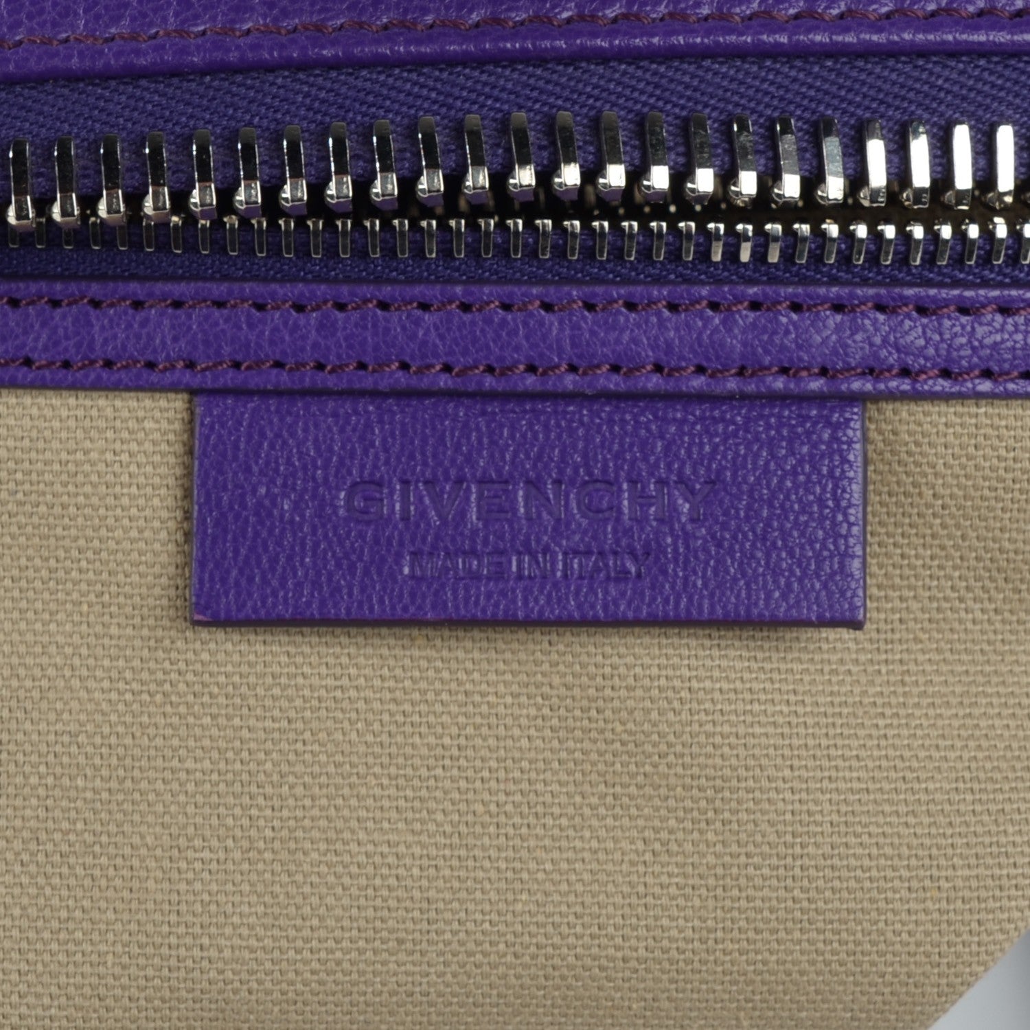 Givenchy Sugar Goatskin Small Antigona Purple 6 of 7
