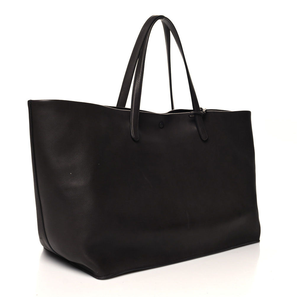 The Row Polished Saddle Calfskin Idaho XL Dark Brown 4 of 13