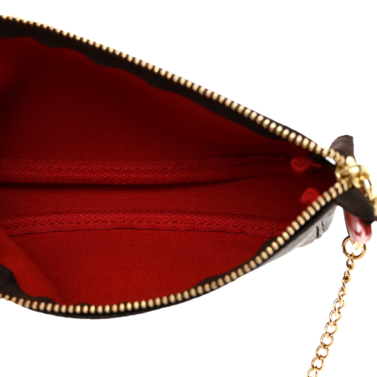 Monogram 2020 Christmas Animation Bumper Cars Mini Pochette Accessories Coquelicot