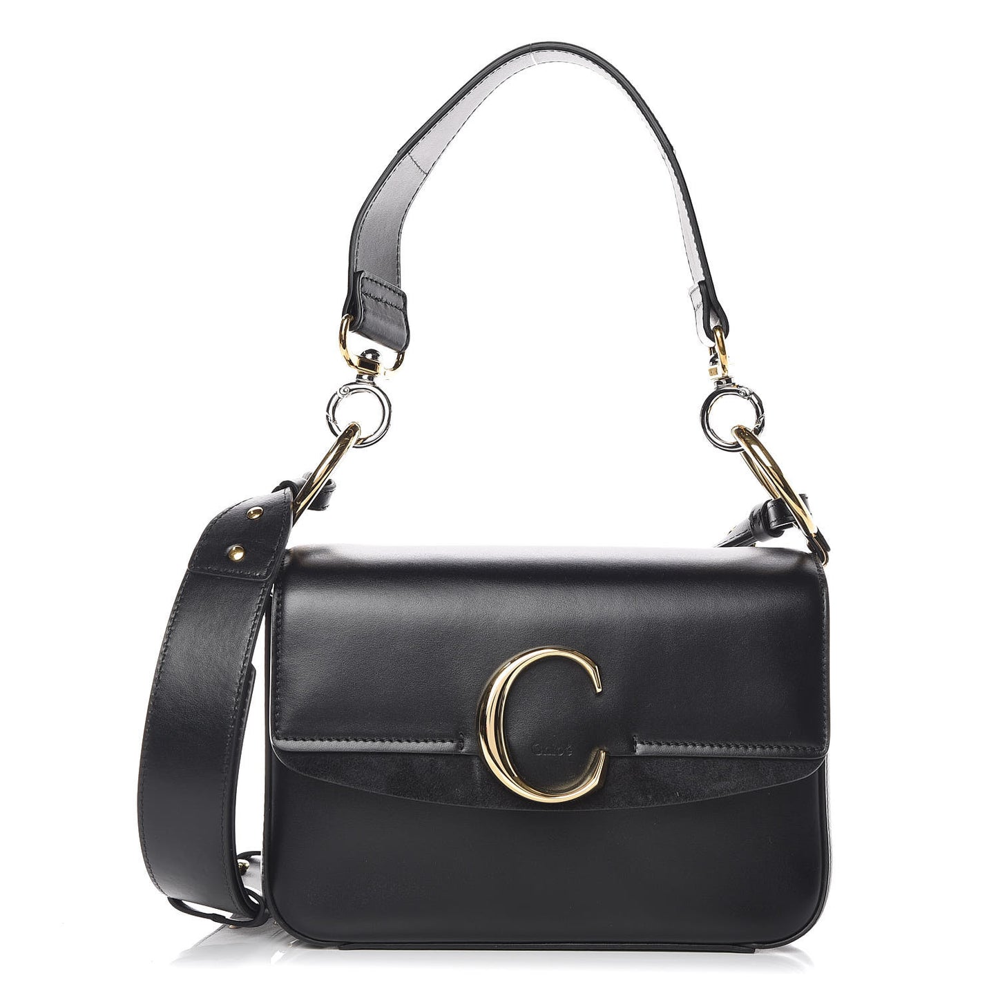 Calfskin Small C Double Carry Black