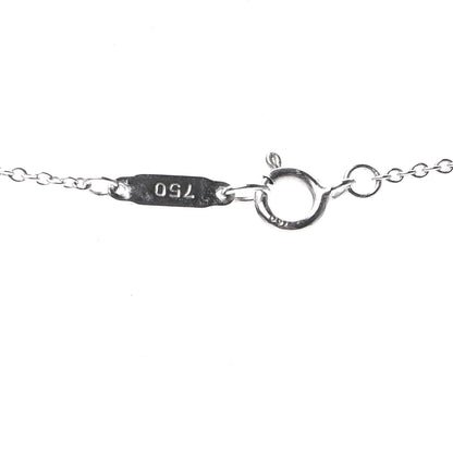 Tiffany 18K White Gold Atlas Bar Pendant Necklace 4 of 6