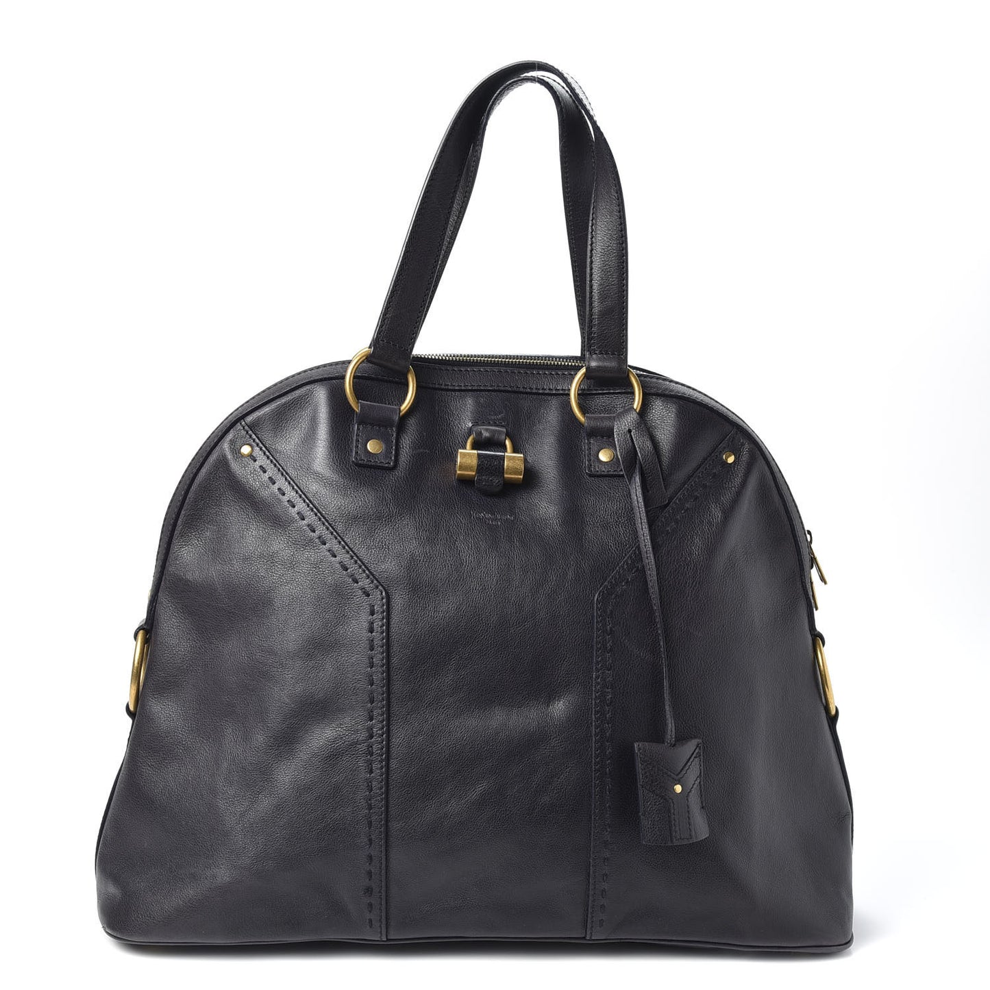 Calfskin Oversized Muse Dark Purple