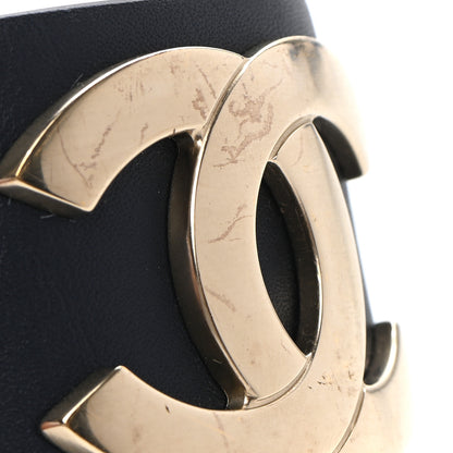 Chanel Calfskin CC Wide Cuff S Navy 7 of 8